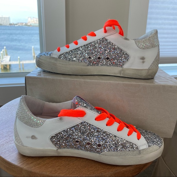 Golden Goose Superstar Glitter Sneaker 38 - Picture 9 of 10